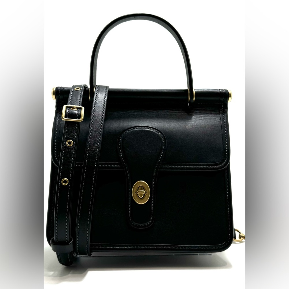 Coach Willis Top Handle 18 With Turnlock Crossbody